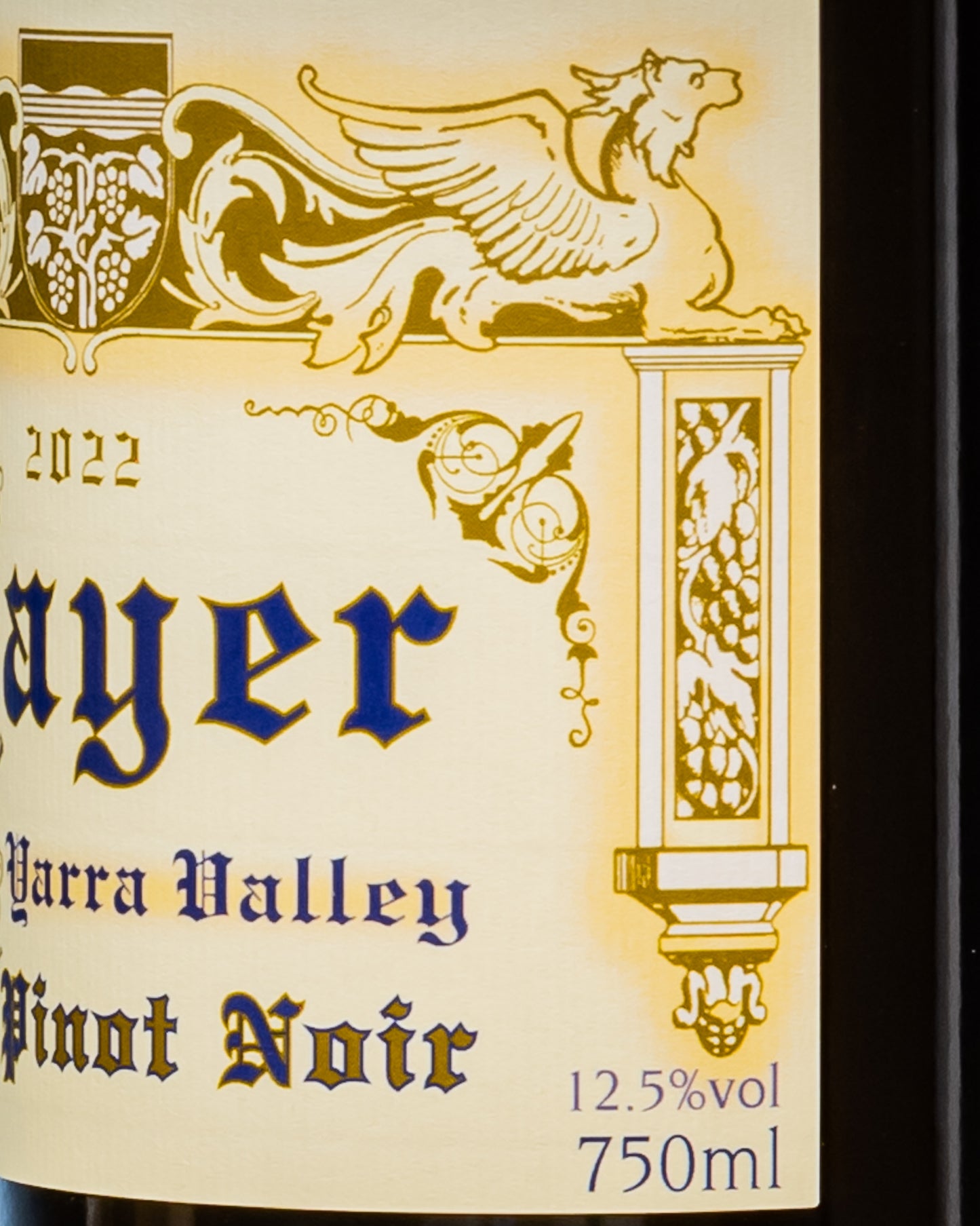 Timo Mayer Pinot Noir 2022 Yarra Valley Australia Vino Rosso Retro Etichetta