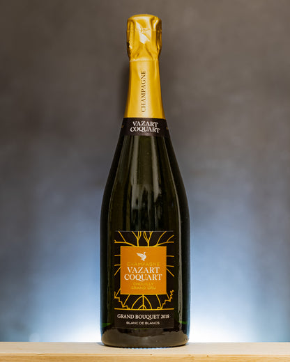 Vazart Coquart Champagne Extra Brut Chouilly Grand Cru Blanc Blancs Bouquet 2018 Cote Chardonnay Vino Francia