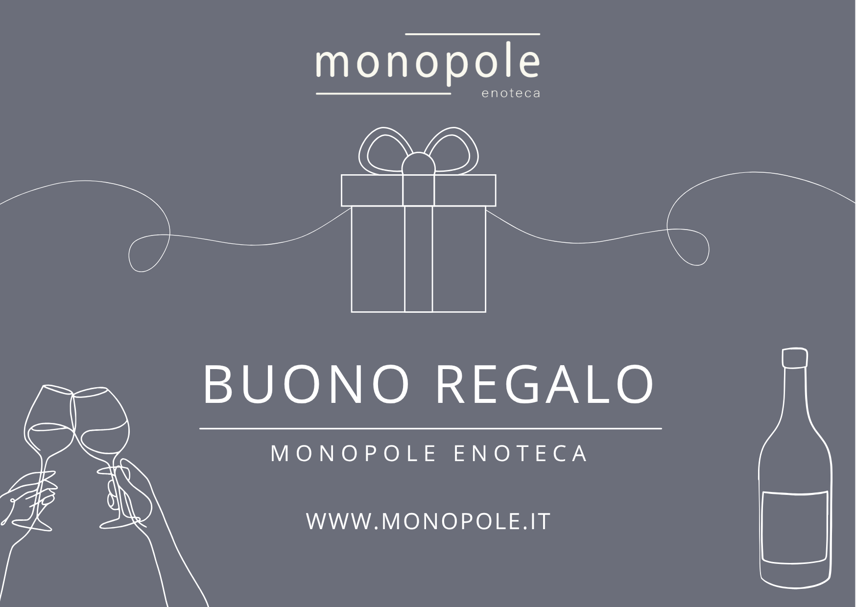 Voucher Gift Card Monopole Buono Regalo Vino