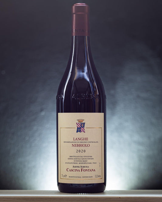 cascina fontana nebbiolo piemonte langhe italia rosso