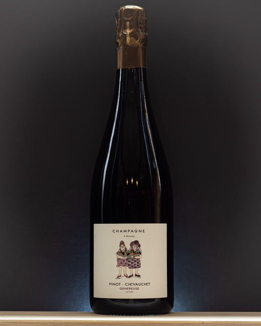 champagne pinot chevauchet genereuse brut nature pinot meunier chardonnay 