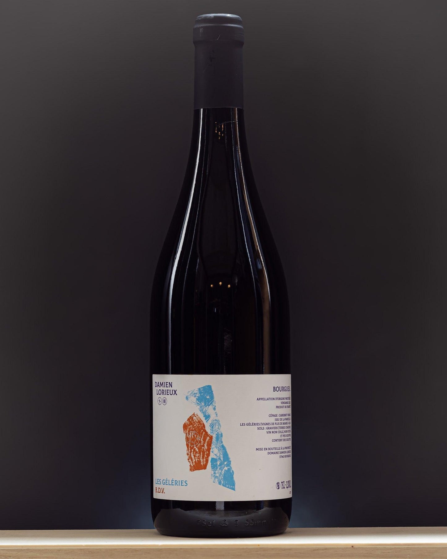 damien lorieux cabernet franc bourgueil les geleries loira francia 