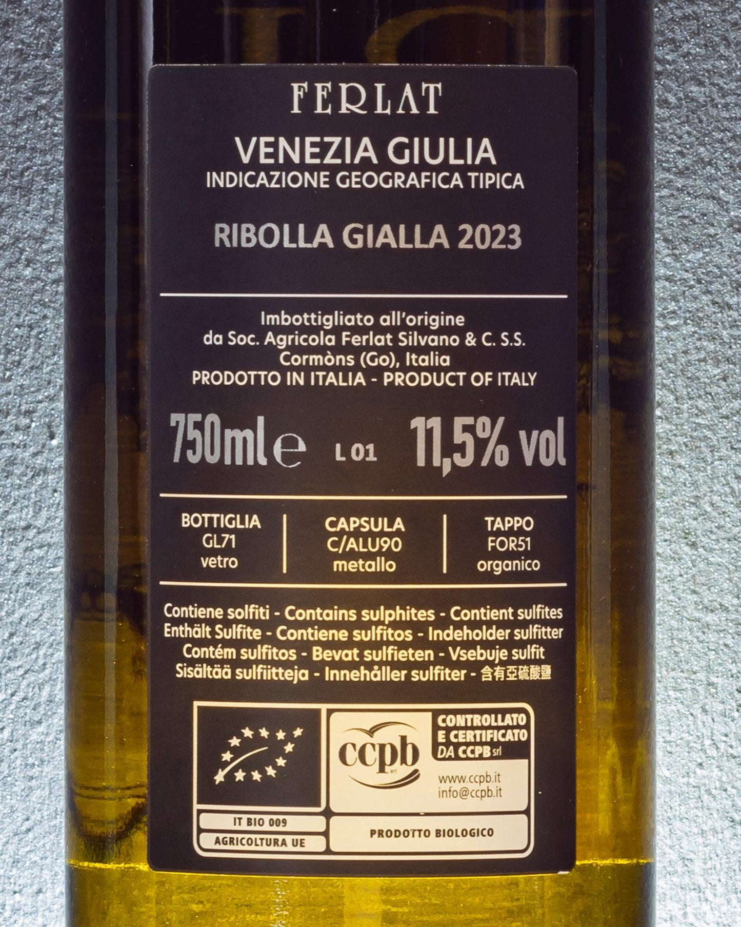 ferlat ribolla gialla venezia giulia