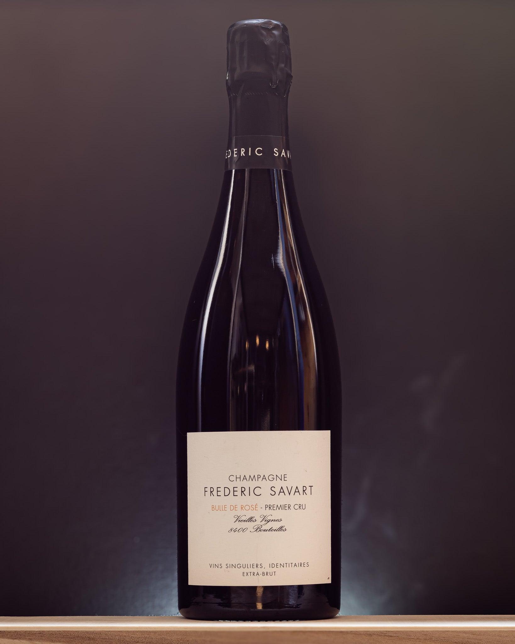 frederic savart bulle rose premier cru extra brut vielles vignes extra brut pinot nero chardonnay rouge d'ecueil francia 