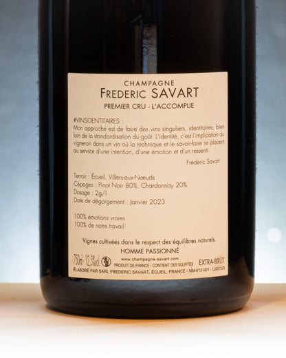 frederic savart retroetichetta champagne accomplie