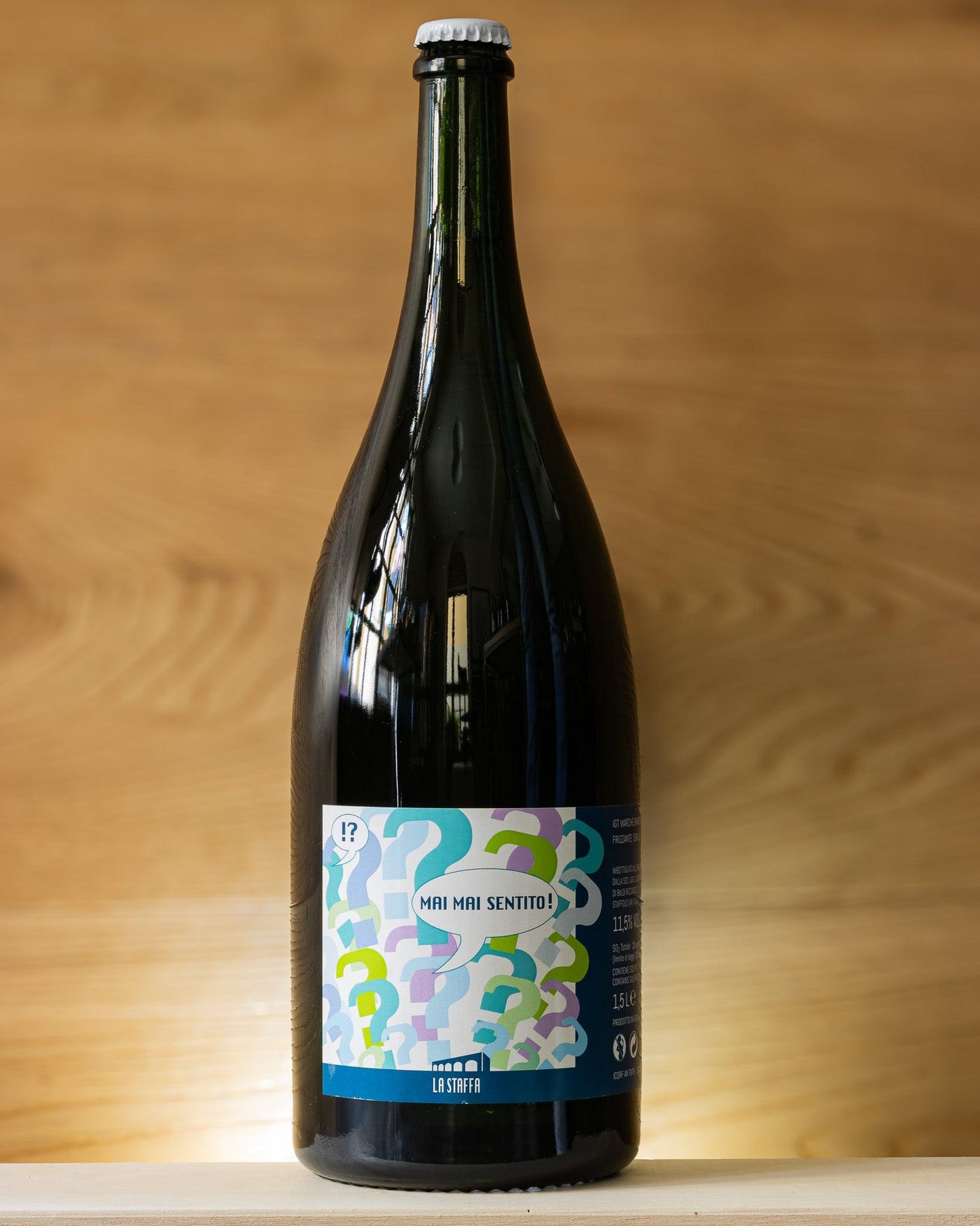 mai sentito frizzante sui lieviti la staffa verdicchio marche magnum 