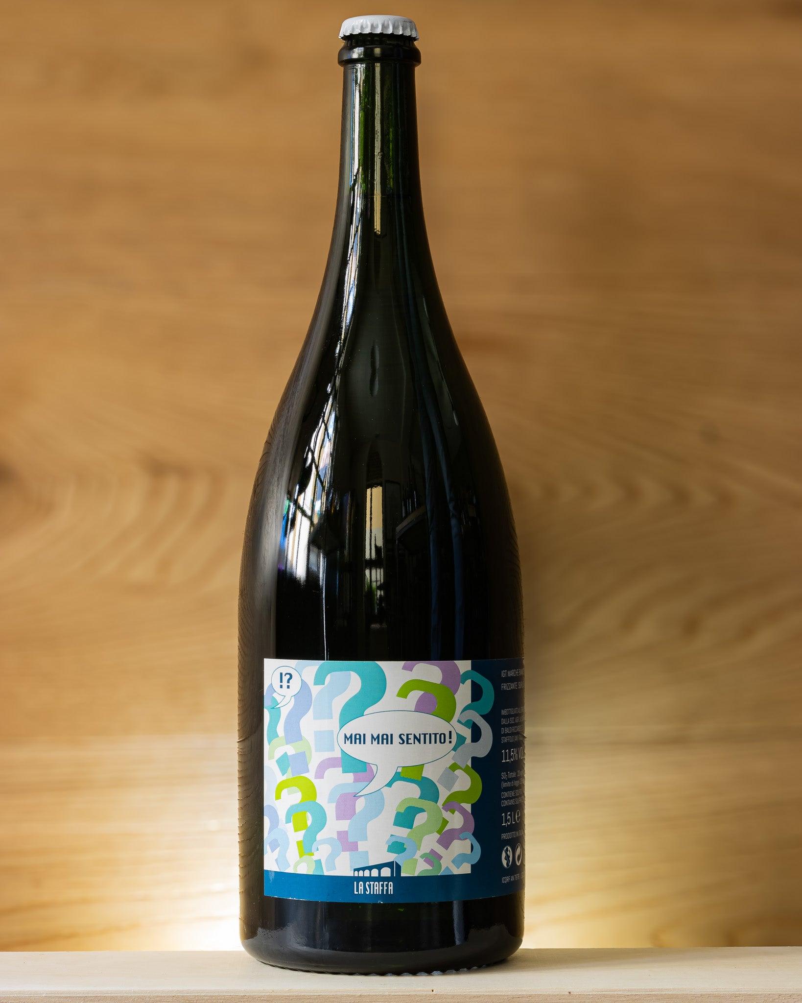 mai sentito frizzante sui lieviti la staffa verdicchio marche magnum 