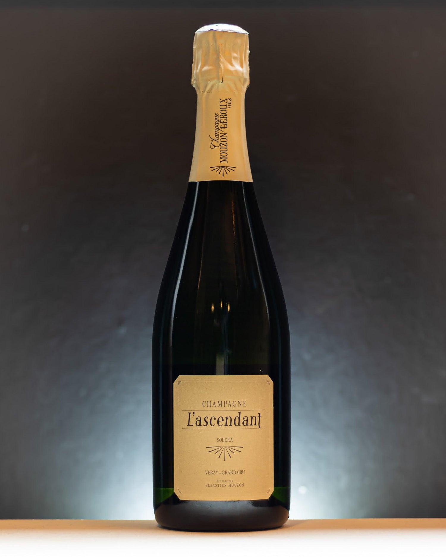 mouzon leroux l'ascendant champagne verzi grand cru pino nero chardonnay extra brut solera