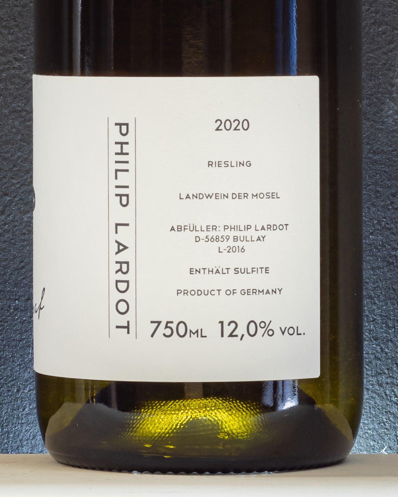 riesling mosel philip lardot retro etichetta