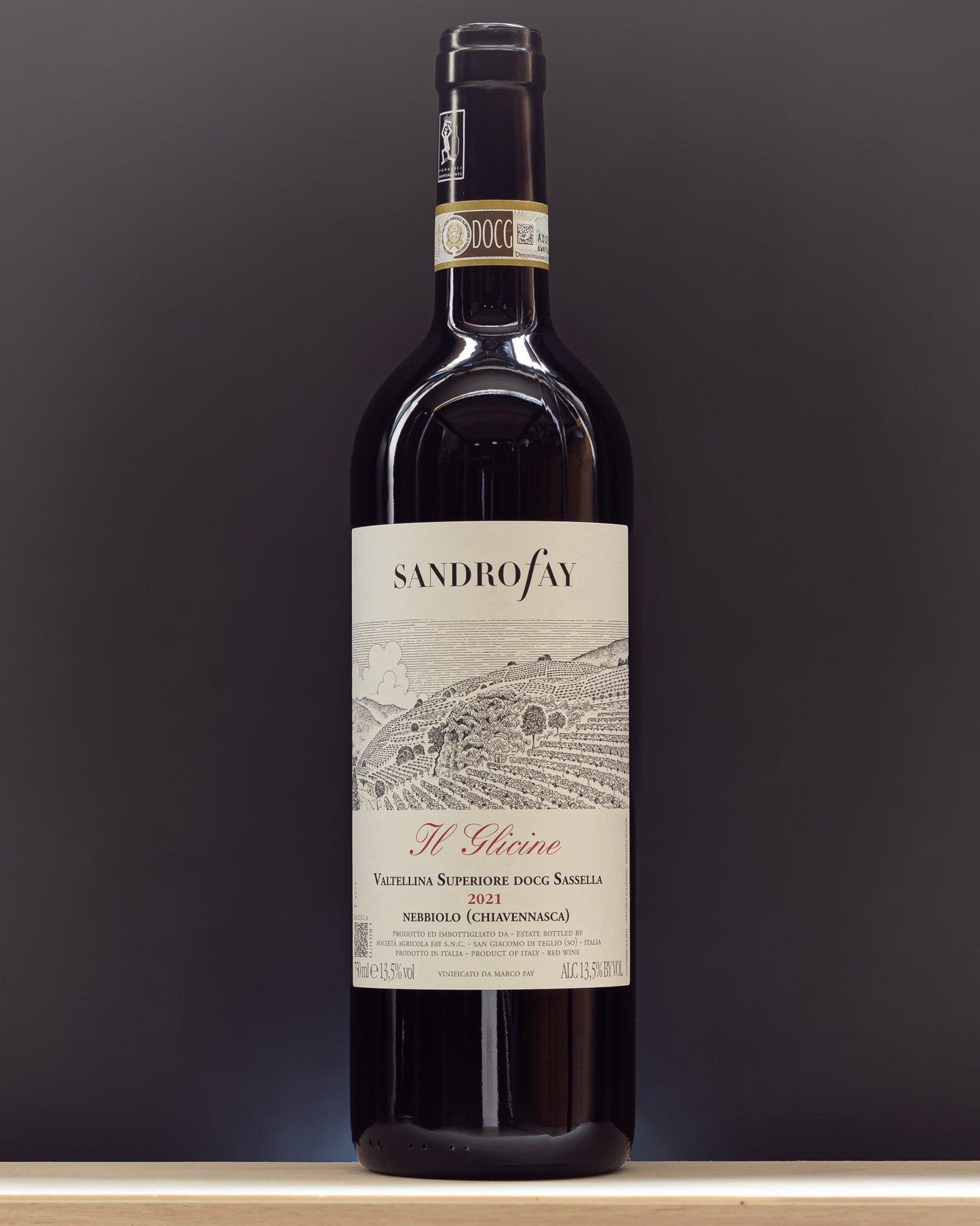 sandro fay il glicine valtellina superiore sassella nebbiolo chiavenasca lombardia italia 