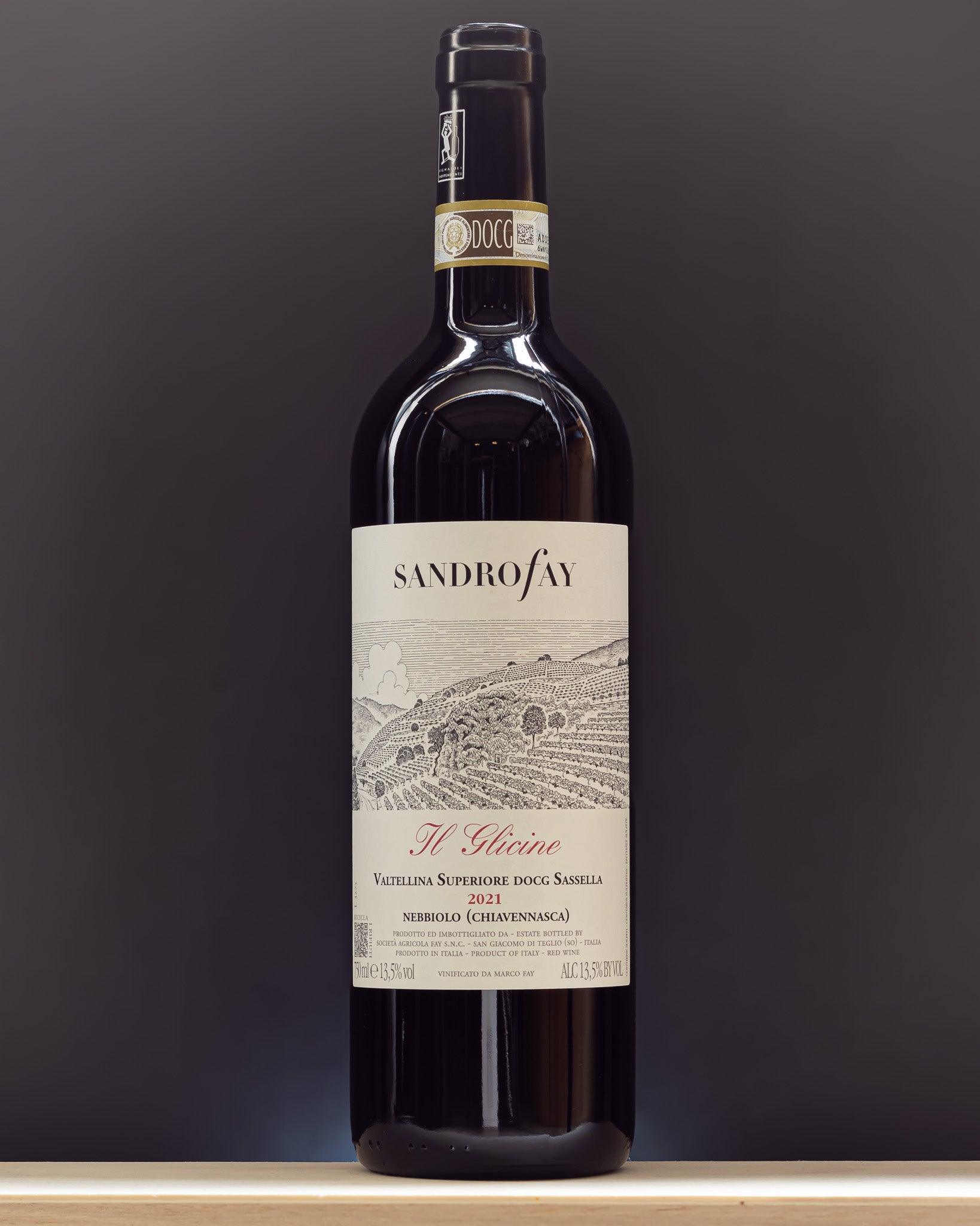 sandro fay il glicine valtellina superiore sassella nebbiolo chiavenasca lombardia italia 