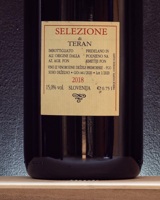 vinogradi marko fon selezione terran slovenia carso vino rosso 