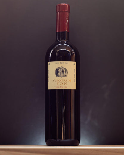 vinogradi marko fon selezione terran slovenia carso vino rosso retro etichetta