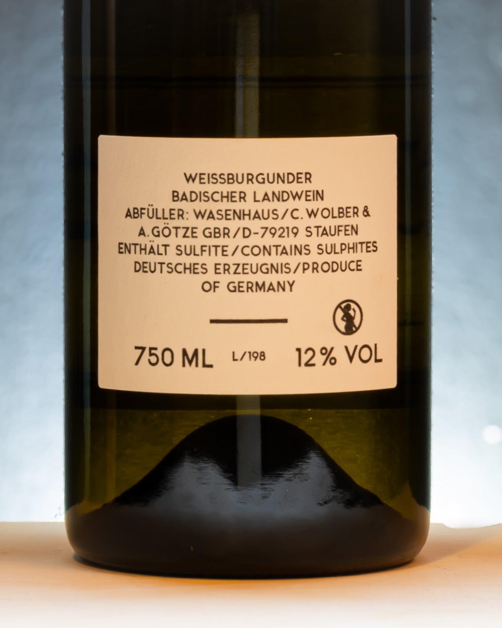 wasenhaus pinot bianco weissburgunder germania retro etichetta