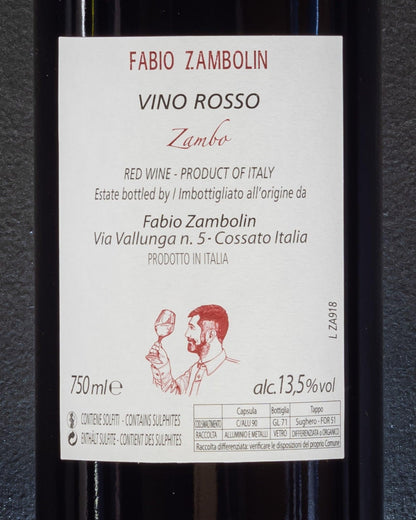 zambo fabio zambolin nebbiolo retro etichetta